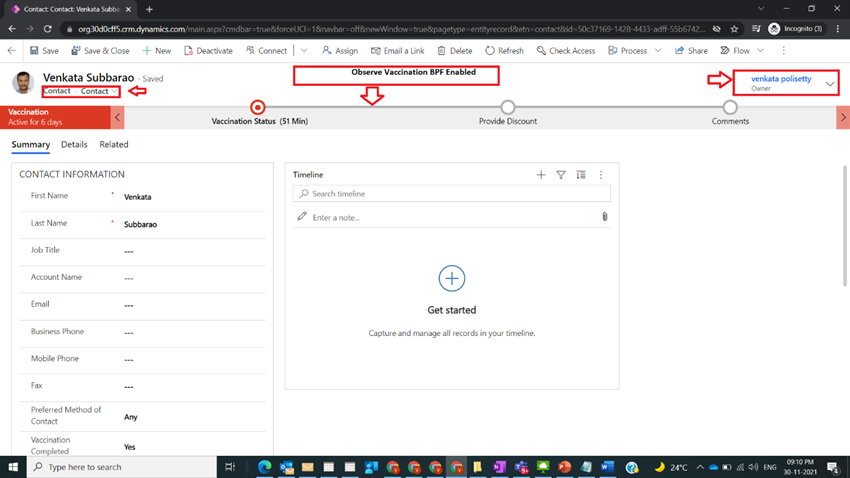 Restrict Stage Movement Based on Roles using JavaScript in BPF